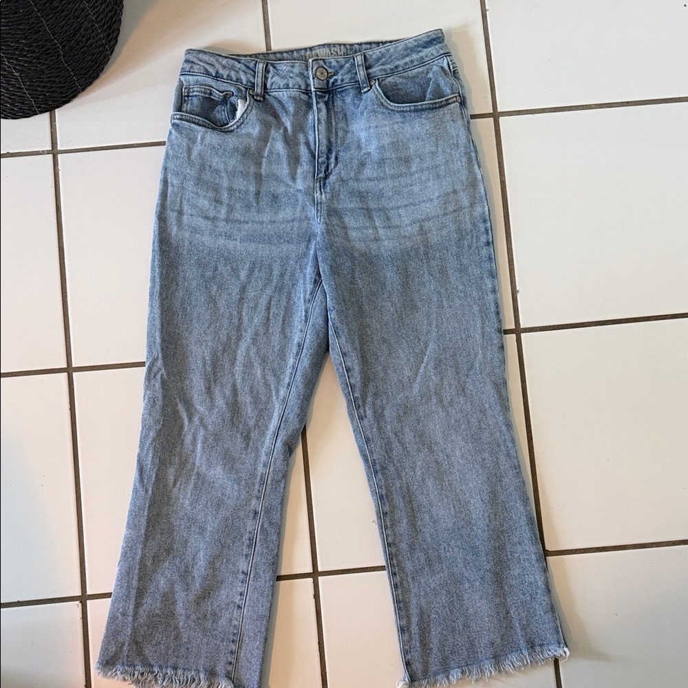 Rewash Light Blue Straight Leg Jeans. Ankle length. See pictures